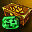 Emerald Treasure Chest of Good Fortune